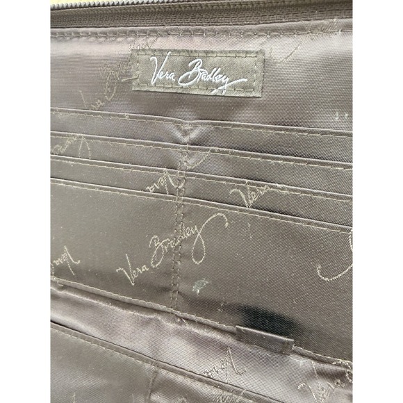 Vera Bradley Womens Zip Around Multicolor Floral Pattern Purple Punch Wallet #64 - Picture 6 of 6